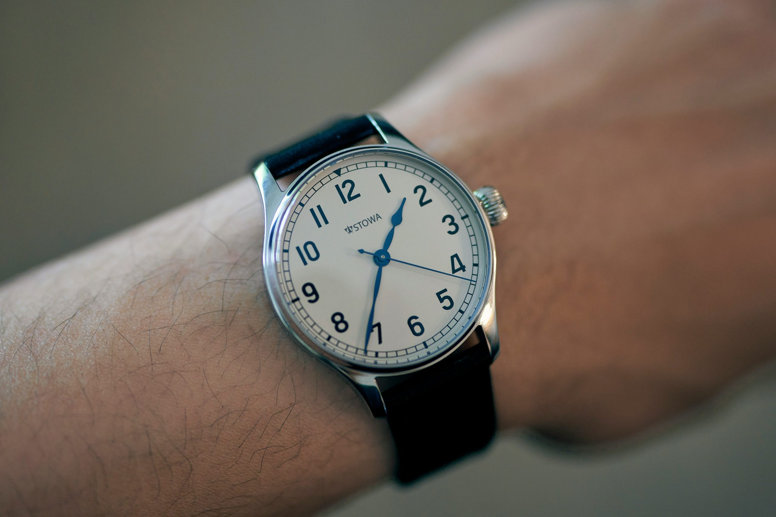 altimeter watch on wrist