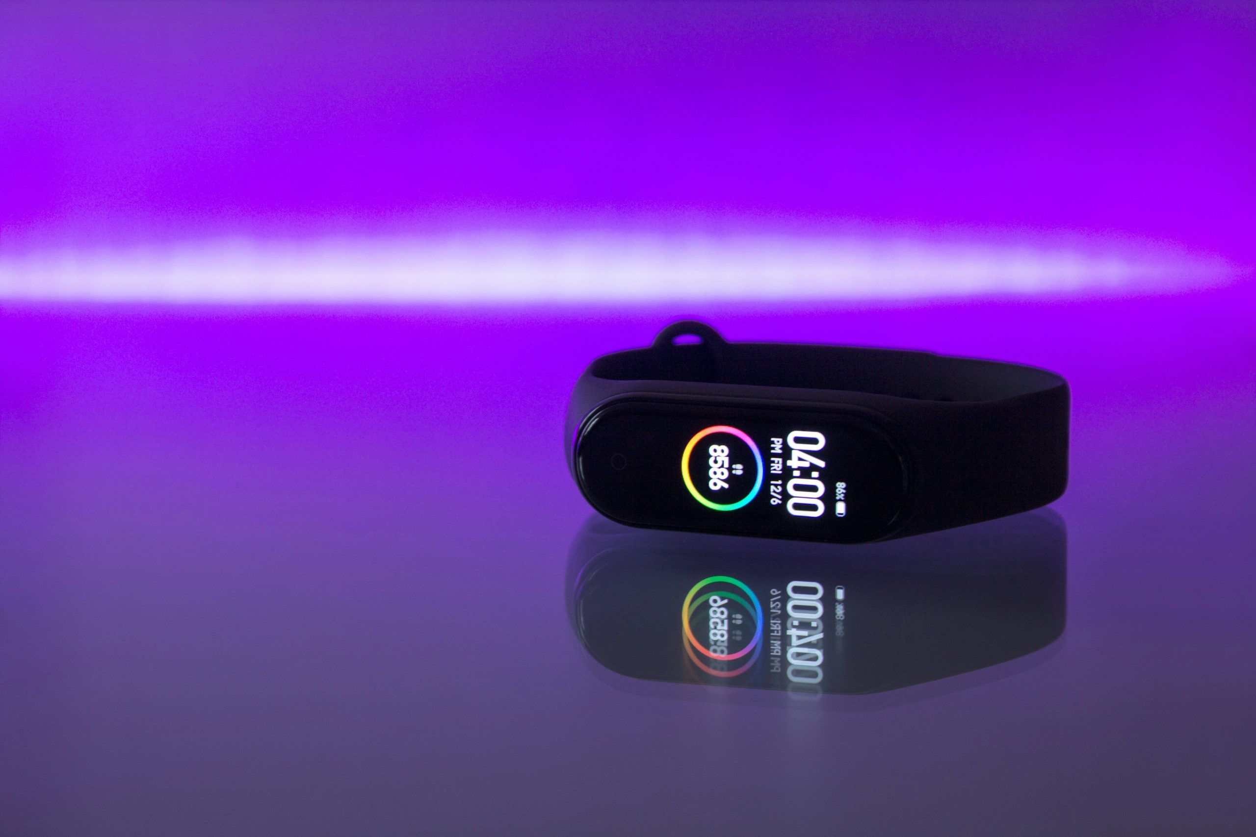 Close-up shot of a digital watch displaying its altimeter reading.